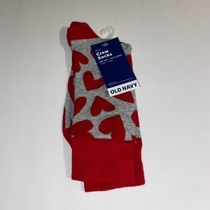 Heart crew socks